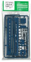 Greenmax N gauge Ohan 12 type passenger car body model railway passenger pre-painted kit, blue, 11049, car. mėlyna
