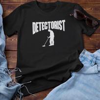 DETECTORIST T-Shirt (Detector Bbc Tv Metal History Hobby Archaeology Gold Coin) L