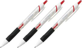 Mitsubishi Pencil Jetstream Standard Ballpoint Pen 0.5mm Oil-Based SXN15005.15 Red/Red [3 Sets] raudona