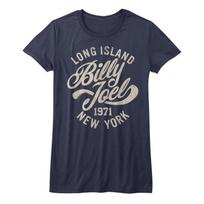 Billy Joel Long Island Navy Junior Women's T-Shirt 4XL