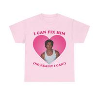 I can fix him Belmont Cameli pink hearT-Shirt S