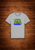 Pepe Frog Raining Bills Meme Rare / T shirt Unique Design Street Wear Art Urban Graphic Tees Top S