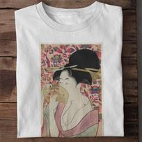 Samurai T-Shirt: Japanese Ukiyo-e Art, Katana Sword Design L