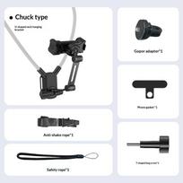 Magnetic Hanging Neck Phone Holder With Adjustable Tripod Handsfree Stand For DIY Crafts And Makeup Tutorials Comfortable Use A1