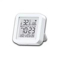Tuya WiFi IR Remote Control Temperature and Humidity Sensor Backlight Hygrometer Thermometer