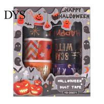Full-page Layout Washi Tape 8 Rolls Halloween Tape, Spooky Bat Witch Cat Pattern Decorative for Junk Journaling Supplies, Scrapbooking, DIY Halloween