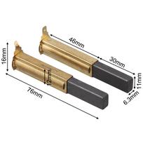 2Pcs Vacuum Cleaner Motor Carbon Brush 6.3x11x30mm Motor Carbon Brush Cleaning Tools Vacuum Cleaner Parts Hot Sale 2025 China Mainland