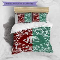 Flumi-nense Mandala Pattern Printed Pattern Duvet Cover Set – includes 1 duvet cover and 2 matching pillowcases Bedroom decor Christmas gifts 135cm*200cm