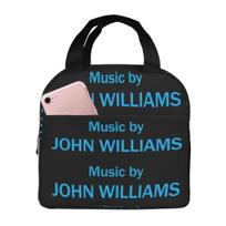 Music By John Williams Insulated Lunch Bag for Women Children Leakproof Food Boxes Thermal Lunch Box Tote One Size