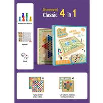 Kids 12 in 1 Chess Checkers Board Game Classic Chinese Chess Flying Chess Board Game Set Party Educational Toys