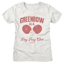 Forest Gump Movie Greenbow Ala Ping Pong Club Logo Women's T Shirt 4XL