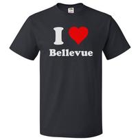 Camiseta I Heart Bellevue - Camiseta I Love BellevueSe abre en una nueva ventana o pestaña S