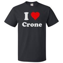 Camiseta I Love Crone I Heart CroneSe abre en una nueva ventana o pestaña XL