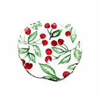 Embossed Design Fruit Plate Lemon Pattern Dinner Plate Creative Dim Sum Plate  Tea Party Style A