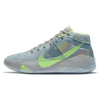 Nike KD 13 Play for the Future Unisex Sneakers Green Platinum-Tint Metallic-Silver CW3159-001 41