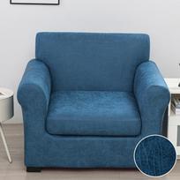 Dirbtinės odos išvaizdos sofos užvalkalas Tampri vienviečio fotelio užvalkalas Baldų apsauga Minkšta su elastiniu dugnu Fotelio užvalkalas 1 Seater