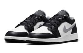 Air Jordan 1 Low Black Medium Grey Jordan 1 AJ1  Black Medium  553560-040 38.5