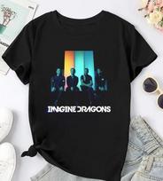 Imagine Dragons Band 100% Cotton T-shirt Mens Tees Top, Imagine Dragons 90s Vintage Shirt M blue