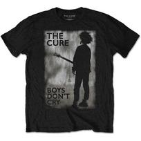 The Cure Boys Don't Cry Official Merchandise 100% Cotton T-shirt Mens Tees Top M/L/XL/2XL New- S