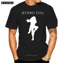 Jethro Tull Logotipas Juodas Naujas Marškinėliai Roko Marškinėliai Roko Grupės Marškinėliai Medvilniniai Marškinėliai Vyrams Vasaros Mados Marškinėliai Euro Dydis S įvairiaspalvis
