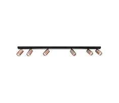 Immax 08305L - Taškinis šviestuvas PUNTO 6xGU10/9W/230V rožinio aukso