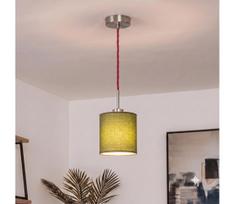 Brilagi - LED pakabinamas šviestuvas ant laido NUBILA 1xE27/60W/230V skersmuo 14 cm raudona/žalia