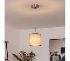 Brilagi - LED pakabinamas šviestuvas ant laido NUBILA 1xE27/60W/230V, skersmuo 14 cm, rudos spalvos