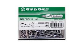 Tachikawa Pin Manufacturing Tachikawa Pen Nib T600 Spoon Pen 100 pieces Co., Ltd. Chrome, (T600C100)