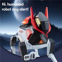 AI Simulation Robot Dog Intelligent Machine Dog Voice Command APP Control Programming Interactive Performs Acrobatics Robot Dog raudona