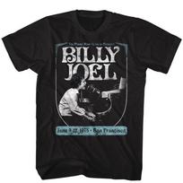 Billy Joel Poster Black T-Shirt L