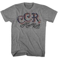 Creedence Clearwater Revival CCR Graphite Heather Adult T-Shirt 4XL