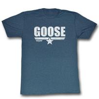 Top Gun Goose Navy Heather Adult T-Shirt L
