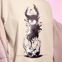 Hollow Knight Hollowed Mask T-Shirt, Dark Indie Game Tee S