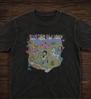 System Of A Down Aerials T-Shirt | Rock Music Graphic Tee L