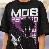 Unisex, Mob Psyhco 100 Shirt, PsychoHelmet Anime Shirt, Funny Shigeo and Dimple, Japanese Anime Otaku GIFT, Psycho Manga, Psyhco 100 Tshirt 4XL