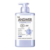The Answer Sezoninė priežiūra SS Super Lamellar Šampūnas su pompa 400 ml Jazminų ir apelsinų kvapo Sudėtyje yra 5 esminiai ingredientai gražiems plaukams