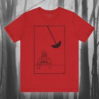 The Pit and the Pendulum, Edgar Allan Poe Shirt, Horror T-Shirt, Gothic Literature, Bookworm, Poet Unisex Jersey Short Sleeve Tee XL