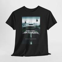 Vanishing Point T-Shirt, Geometric Minimalist Tee, Unisex Graphic Shirt, Abstract Design Top, Geometry Print Clothing L
