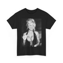 90s icon Pamela Anderson Tee, Vintage Graphic T-Shirt, Casual Wear, Gift for Her, Street Style, Feminine Summer Top S