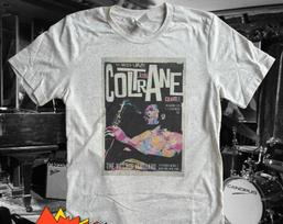 John Coltrane Concert Poster Shirt, jazz t shirt, Music Shirts, Miles Davis, Jazz music apparel, Jazz icon XL