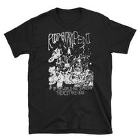 Rudimentary Peni T shirt, Crass, The Mob, Flux of Pink Indians, Discharge, Anarcho Punk, Deathrock, Post Punk, L