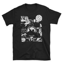 Crass T shirt, Rudimentary Peni, The Mob, Flux of Pink Indians, Discharge, Anarcho Punk, Deathrock, Post Punk, XL