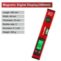 Digital Inclinometer Laser Level Magnetic Angle Finder Electronic Protractor for Wall Tile Construction Measuring Tool (as the picture,Standard&magnetic-300mm)