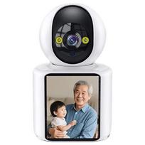 Newsmy 8MP WiFi AI Indoor Security Camera balta spalva