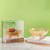 YiLiWu Gilded Plastic Fruit Plate