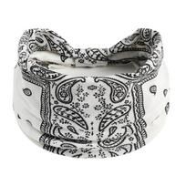 Plati Spausdinta Bandana Plaukų Juosta Boho Mazgas Turbanas Joga Elastinga Galvos Apdangalas Moteriška Galvos Juosta Galvos Apdangalas Mados Plaukų Juosta Aksesuarai