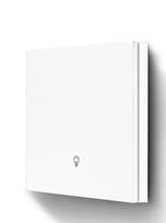 Tuya 10A Wall Light Switch Zigbee Wireless Smart Button for Home & Hotel Aluminum Material Alexa Voice Control Composite Scene (White,86mm*86 mm&Eu Standard) balta