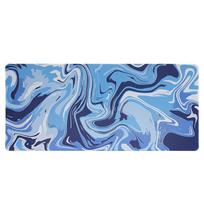 XXL Large 80*30 cm Blue Rubber Desk Mat Anti-Slip Gaming Mouse Pads with Radiation Protection Stock Style mėlyna