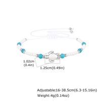 3Pcs Anklet Set Stainless Steel Flat Herringbone Satellite Chain Turtle Stackable Chain Waterproof Jewelry for Women