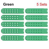 14 Holes Straps Buckle Hats Repair Fasteners Snapback Strap Replacement Strap Snapback Extender žalia